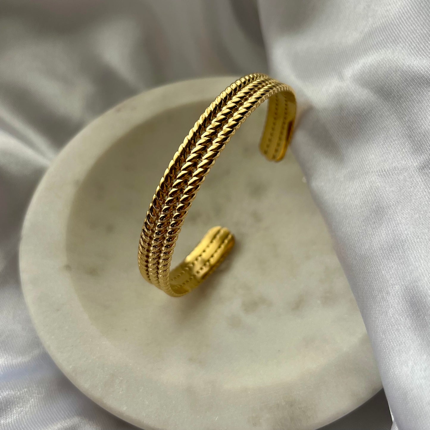 Braided cuff